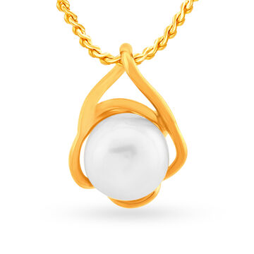 18 Karat Pearl Pendant