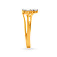 Delightful 18 Karat Gold And Diamond Floral Ring 3