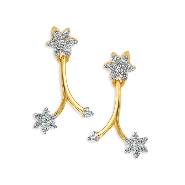 18 Karat Drop Earring