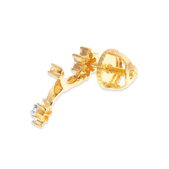 18 Karat Drop Earring