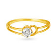 Resplendent 18 Karat Gold And Diamond Finger Ring,,hi-res 2