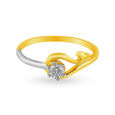 Classic 18 Karat Gold And Diamond Ring 2