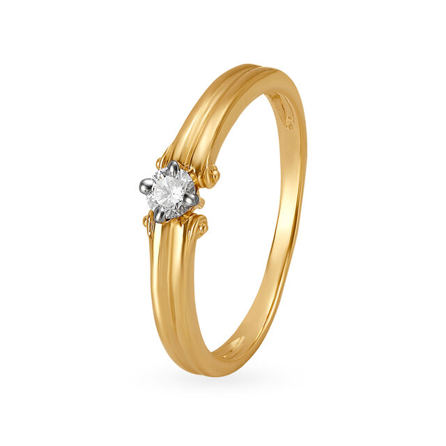 Oval Diamond Finger Ring 