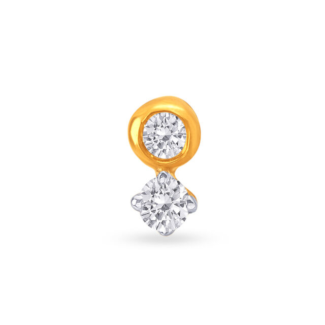 Stylish Diamond Nose Pin 