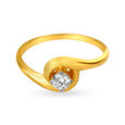 Timeless 18 Karat Gold And Diamond Finger Ring,,hi-res 2