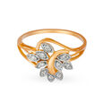 Ethereal Nature Inspired Diamond Midi Ring,,hi-res 2