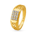 Eclectic Diamond Mesh Ring for Men,,hi-res 