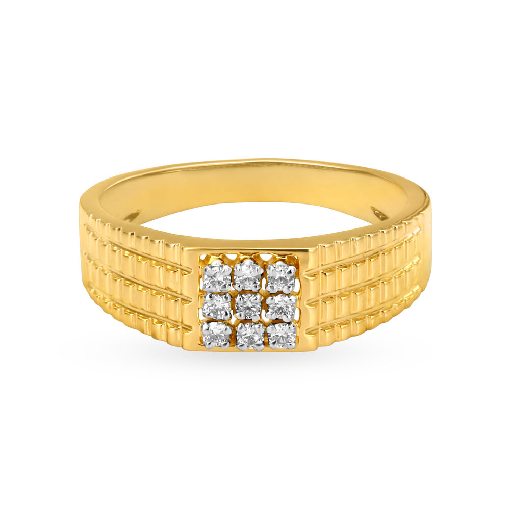 Tanishq Diamond Ring For Male With Price Buy Men's Traditional Diamond Finger Ring at Best Price | Tanishq UAE