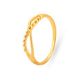 Entrancing Yellow Gold Bead Finger Ring,,hi-res 