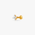 Floral Diamond Nose Ring,,hi-res 