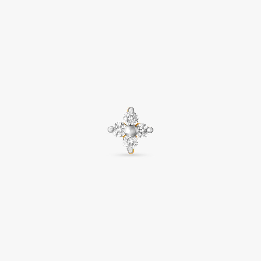 Buy Floral Diamond Nose Ring at Best Price Tanishq US