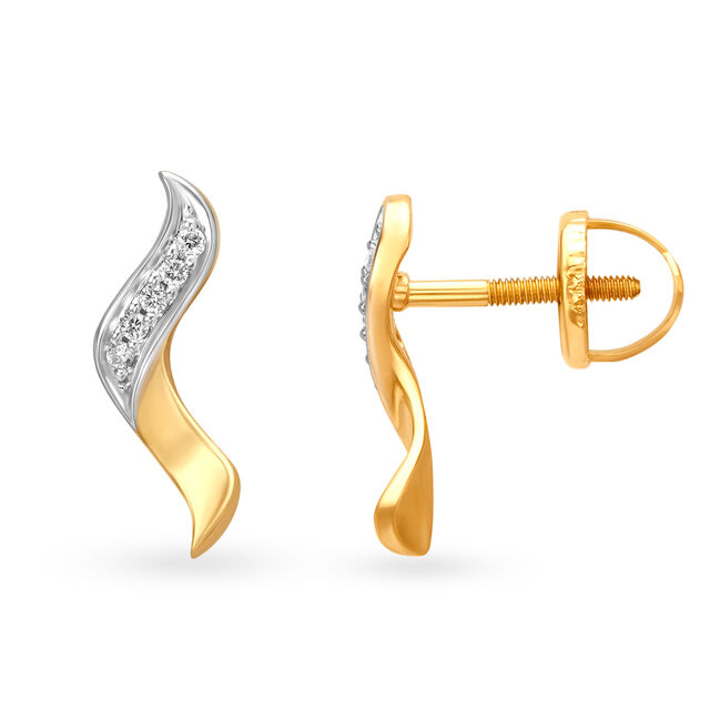 Joslyn Diamond and Tourmaline Drop Earrings 4