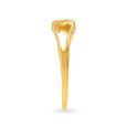Enthralling Yellow Gold Waved Finger Ring,,hi-res 3