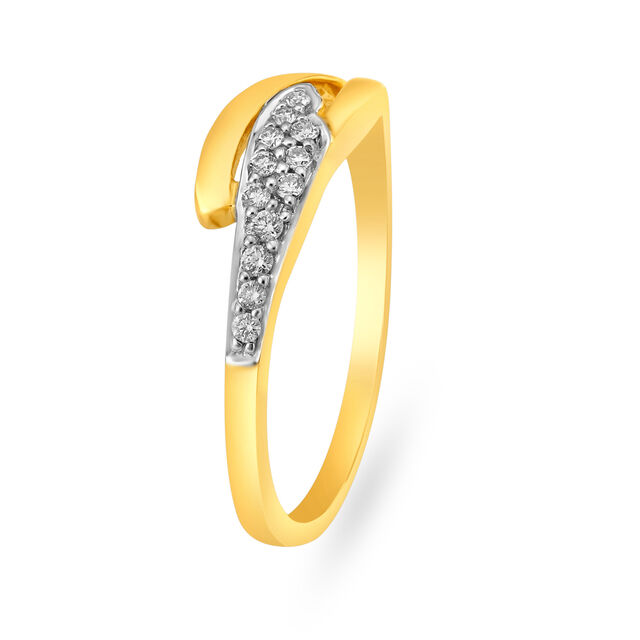 Artistic Design Fancy Diamond Finger Ring 