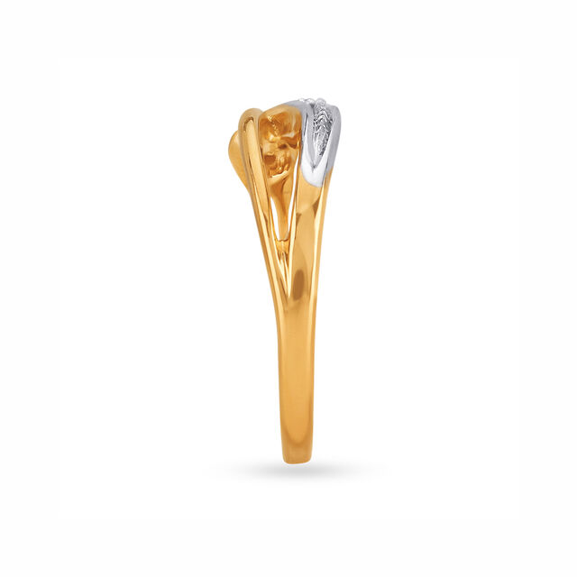 Curve Diamond Finger Ring 3