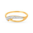 Elegant Leaf 18 Karat Gold And Diamond Ring,,hi-res 2