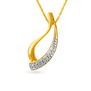 Ethnic Sleek Artistic Cocktail Look Diamond Pendant