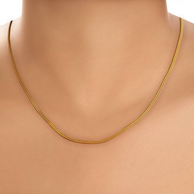 Fine Interlaced Gold Chain,,hi-res 3