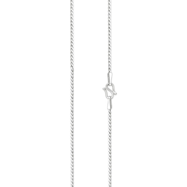 Chic White Gold and Rhodium Box Chain 2