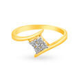 Enchanting 18 Karat Gold And Diamond Finger Ring 2