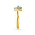 Sparkling Snowflake Diamond Finger Ring 3
