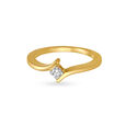 Sleek Diamond Finger Ring 2
