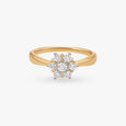 Floral Radiance Cluster Ring 2