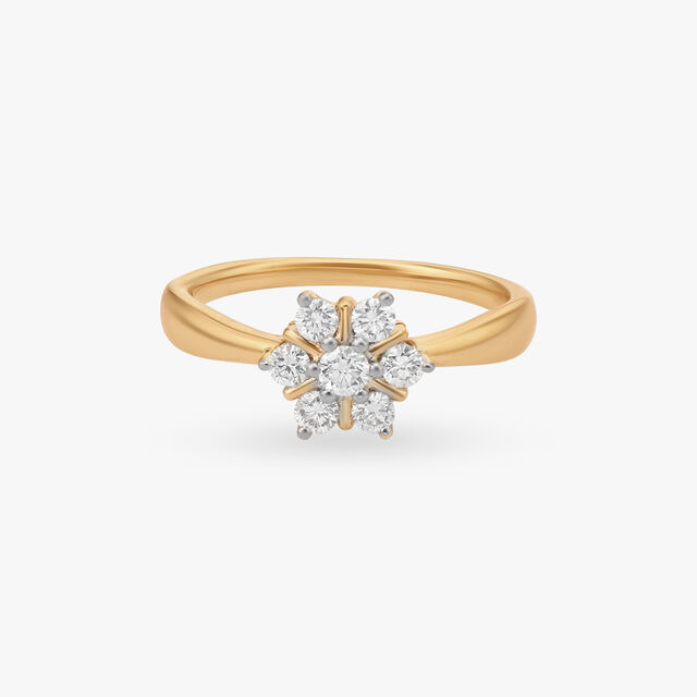 Floral Radiance Cluster Ring 2