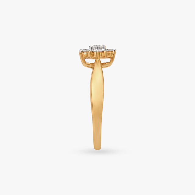 Floral Radiance Cluster Ring 3