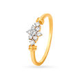 Scintillating 18 Karat Gold And Diamond Ring 