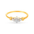 Scintillating 18 Karat Gold And Diamond Ring 2