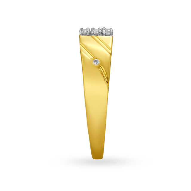 Contemporary Box 7 Stone Diamond Ring for Men,,hi-res 3