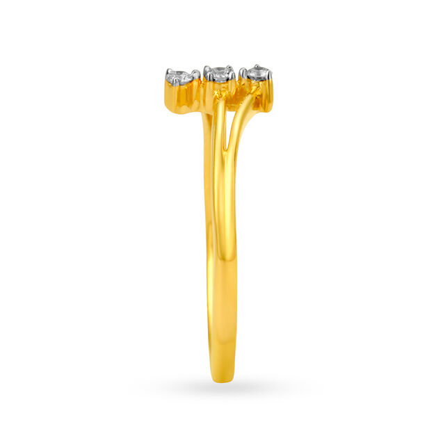 Delicate Dainty Diamond Finger Ring 3