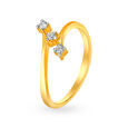 Glorious 18 Karat Yellow Gold And Diamond Finger Ring,,hi-res 