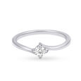 Classic 18 Karat White Gold And Diamond Finger Ring,,hi-res 2