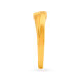 Contemporary 18 Karat Yellow Gold And Diamond Finger Ring,,hi-res 3