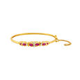 Alya Diamond and Ruby Bangle 