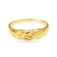 Nature Inspired Textured Gold Ring,,hi-res 2