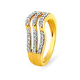 Contemporary Line Diamond Ring,,hi-res 
