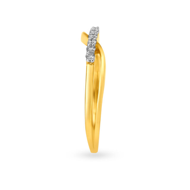 Gorgeous 18 Karat Yellow Gold And Diamond Finger Ring,,hi-res 3