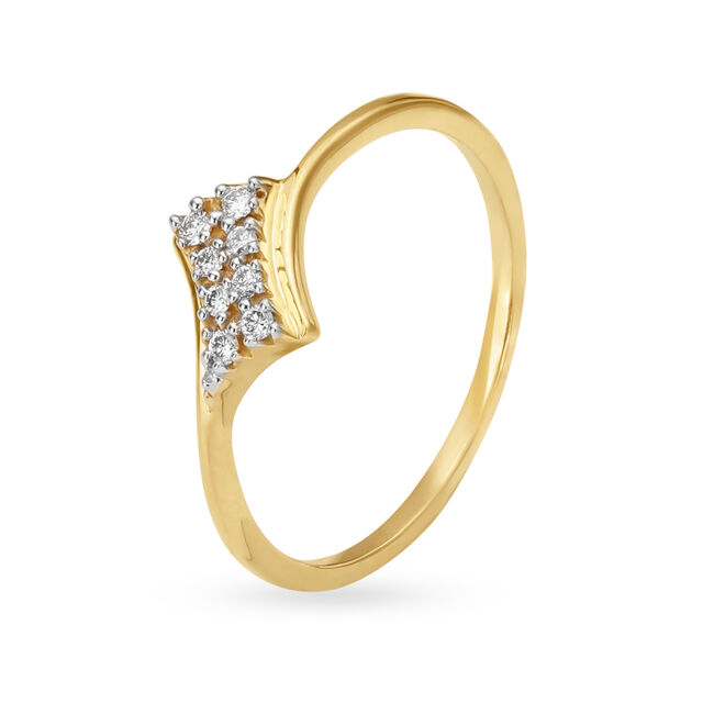 Appealing Contemporary Diamond Finger Ring,,hi-res 