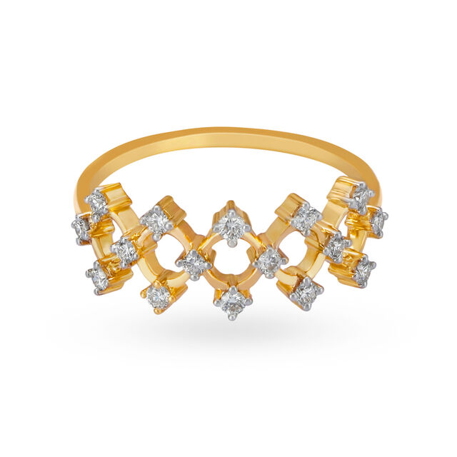 Contemporary Diamond Cocktail Ring,,hi-res 2