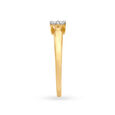 Single Stone Solitaire Look Diamond Finger Ring 3