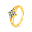 Starry 18 Karat Gold And Diamond Finger Ring,,hi-res 