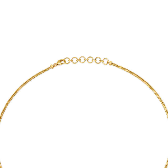 Bold Feather Diamond and Gold Necklace 3