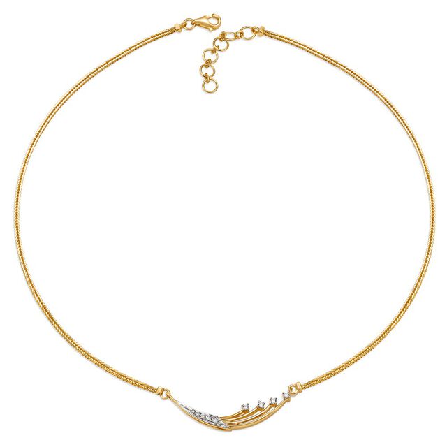 Enchanting Slender Diamond Necklace,,hi-res 