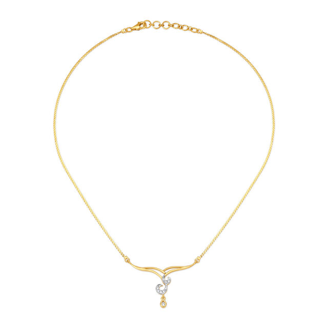 18 Karat Gold and Diamond Necklace,,hi-res 