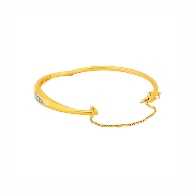 Contemporary Diamond Bangle 2