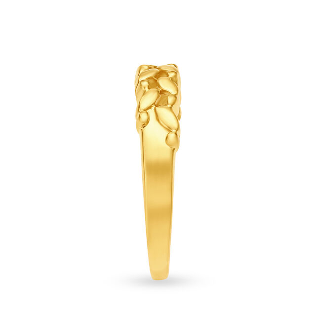 Pristine Leaf Gold Ring,,hi-res 3