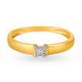 Classic 18 Karat Yellow Gold Band Finger Ring,,hi-res 3